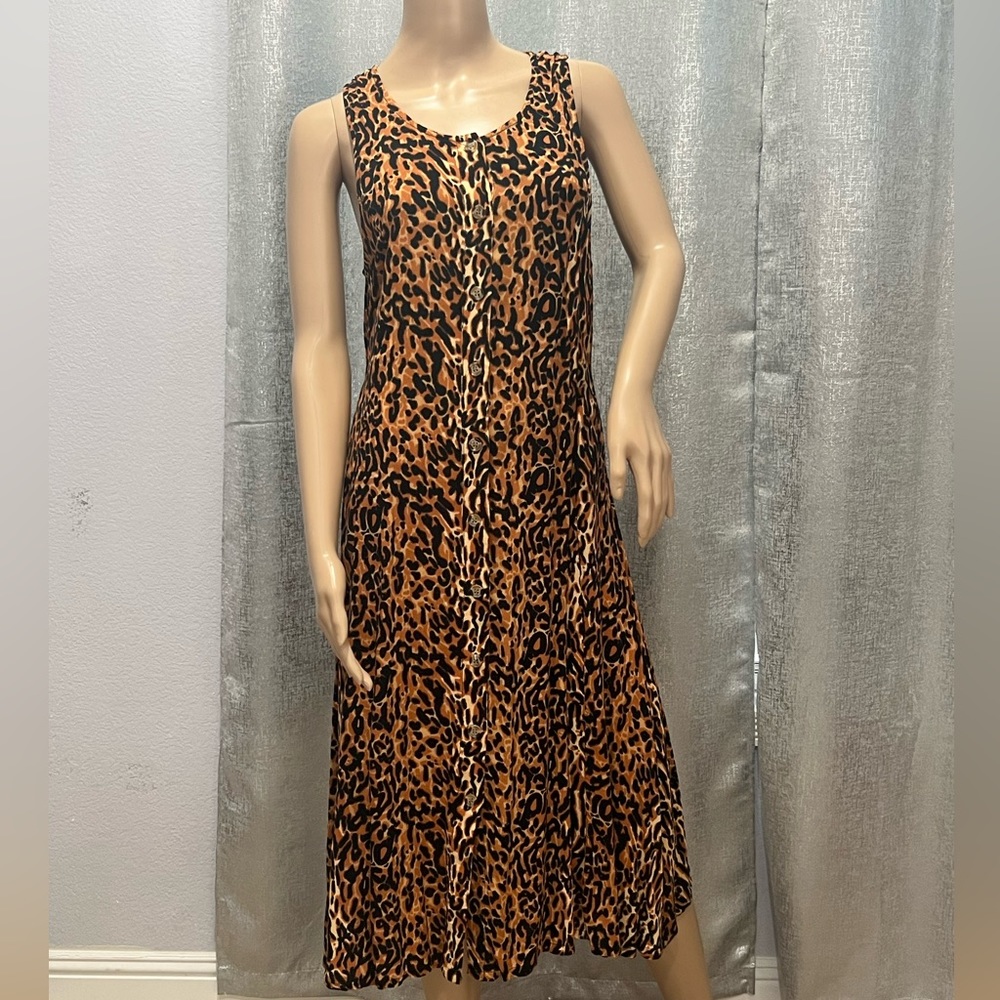 Marla Kim animal print dress